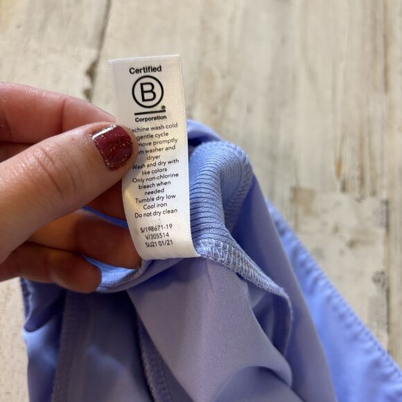 Athleta Size 2 Brooklyn Ankle Pant Periwinkle Purple Athleisure Pull On Travel - Picture 10 of 12